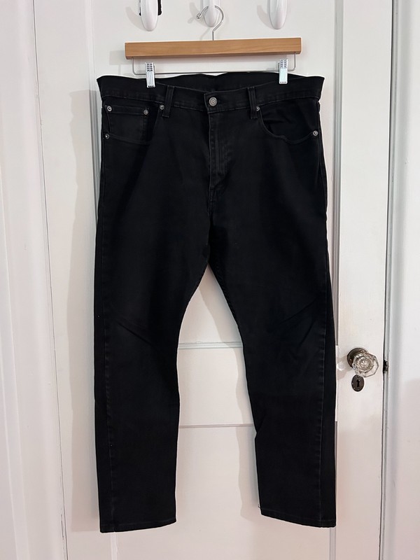 LEVIS 512 Mens/Unisex Slim Taper Fit Jeans Black W36 L29 GREAT