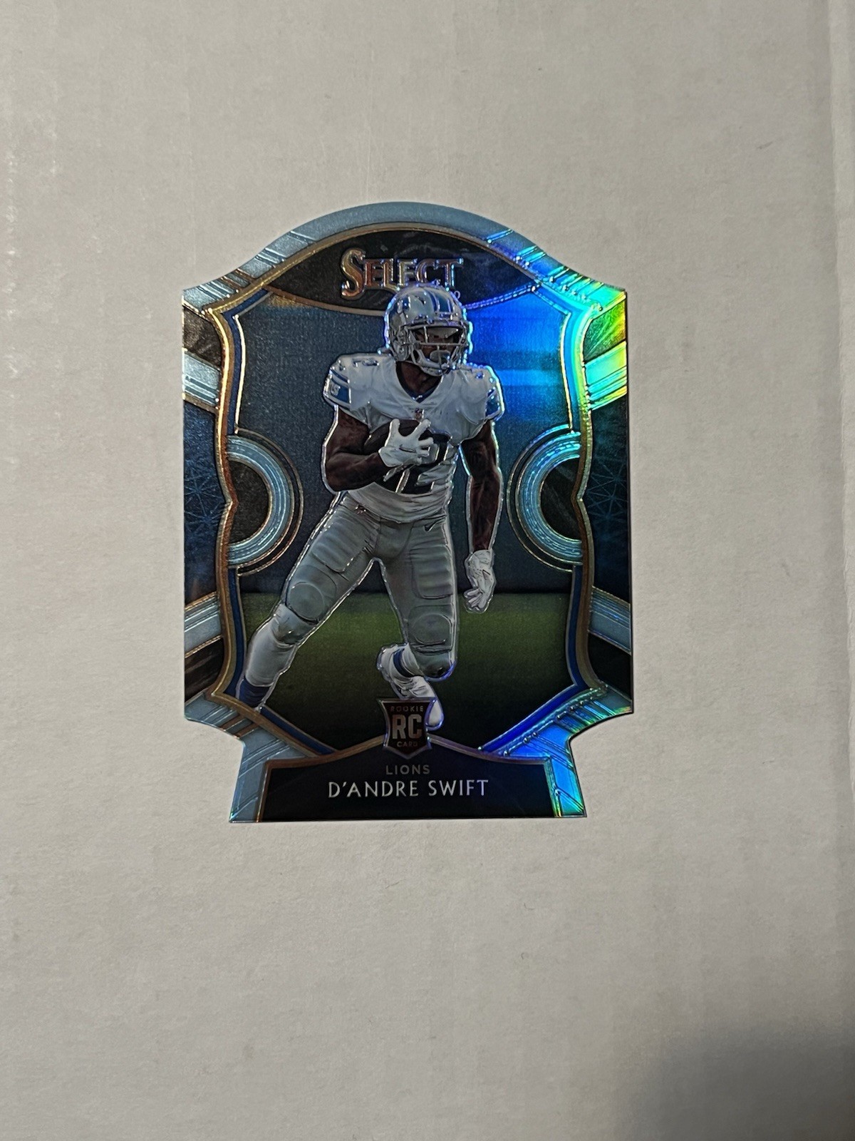 2020 Panini Select D’Andre Swift Light Blue Concourse Die Cut RC #51