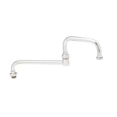 T&S Brass 067X-A22 15'' Double Joint Swing Spout w/ 2.2 GPM Aerator
