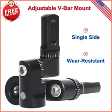 Single Side Adjustable V-Bar Mount Bow Stabilizer Quick Disconnect Rod Compound