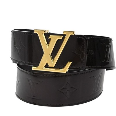 Louis Vuitton monogram vernis patent leather belt Louis Vuitton LV Monogram Vernis Patent Leather Belt  main image 3