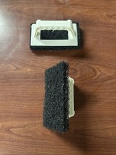 Heavy Duty Hand Scrub Brush Pad w/ Handle – Americo SCRUBBA 9-B Commercial  6”