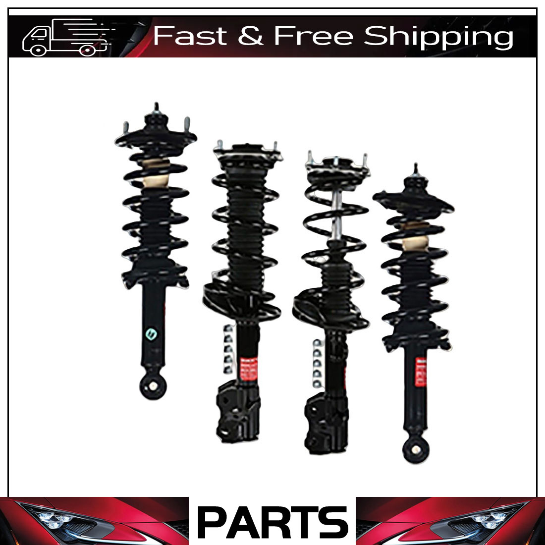 Monroe Suspension Front & Rear Struts 2012-2014 Honda CR-V 4wd