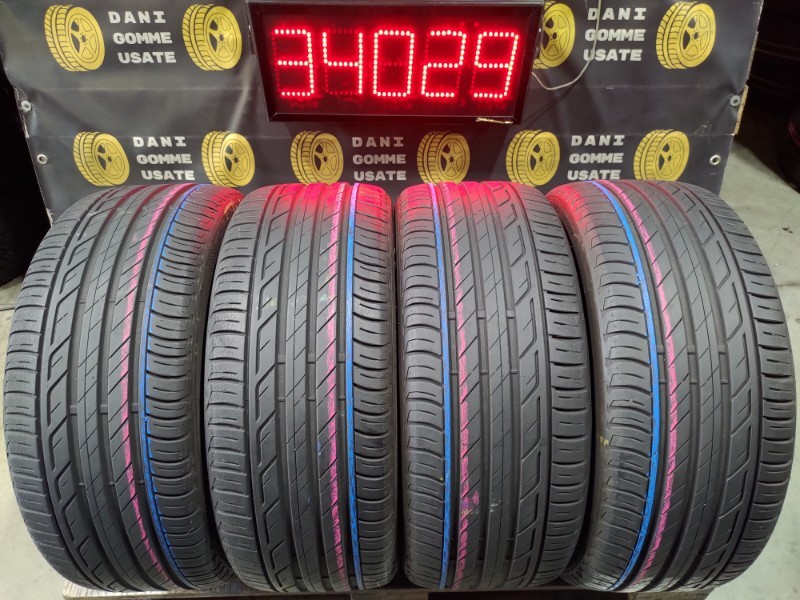 Pneumatici Estivi 4 Gomme usate 225 45 17 BRIDGESTONE Battistrada Residuo 80/85%