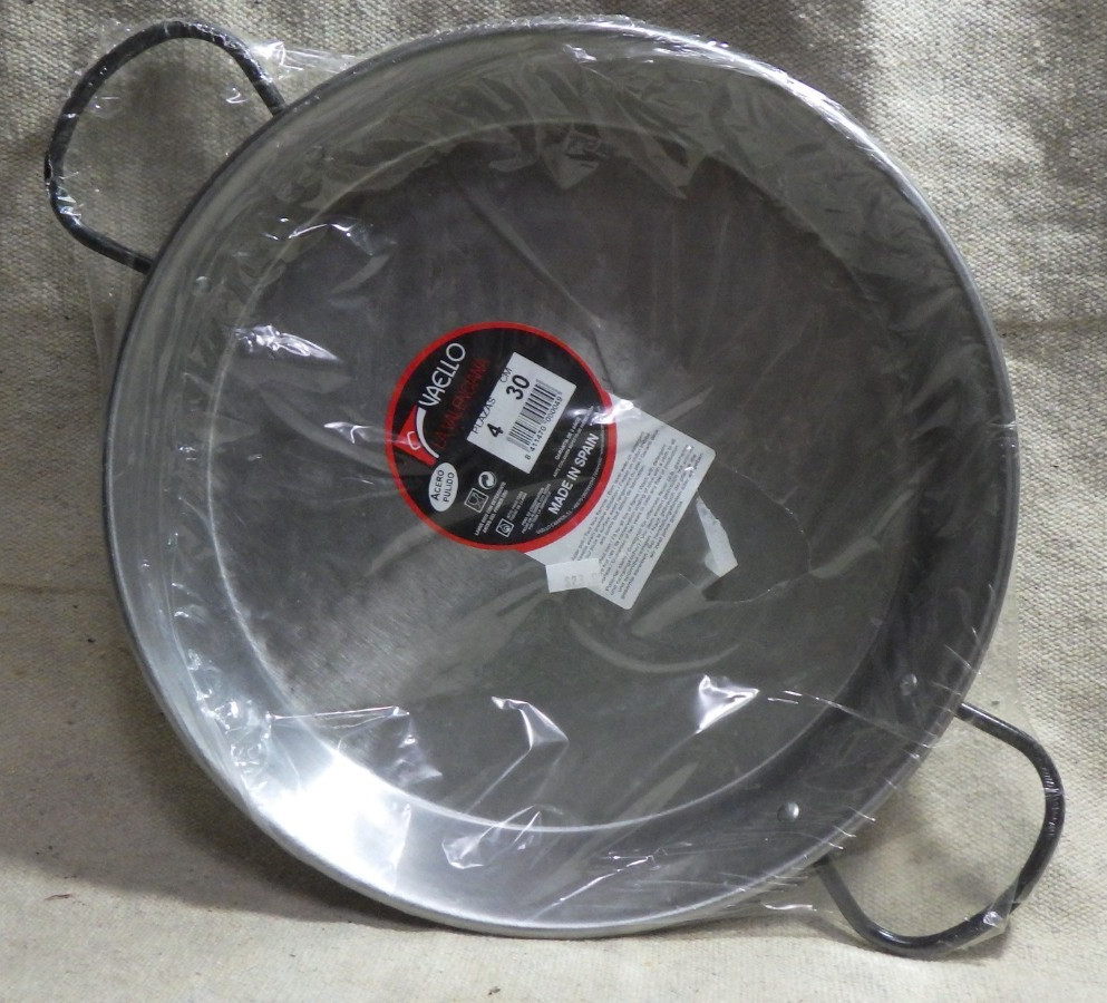 401025000 | Paellera Acero Pulido Ø300Mm 4 Raciones - Gsc En Oferta Vaello La Valenciana Hecho En España 40Cm Sartén Hierro Pulido Auténtico Martillado