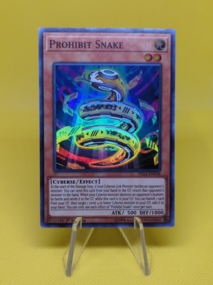 Yugioh - Prohibit Snake (FIGA-EN038) - Super Rare 1st Edition