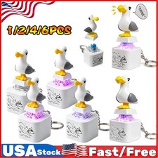 Seagull Mine Button Keychain, Seagull Mine Button, Rechargeable Fidget Clicker C