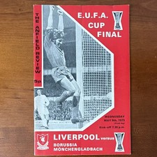 Liverpool v Borussia M&ouml;nchengladbach UEFA Cup Final Programme 1973