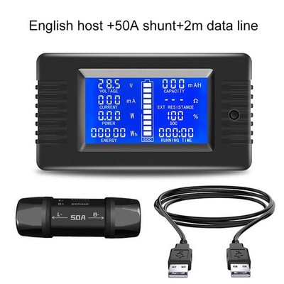 Multifunktions-Batterietester mit großem LCD-Display und genauen Messungen