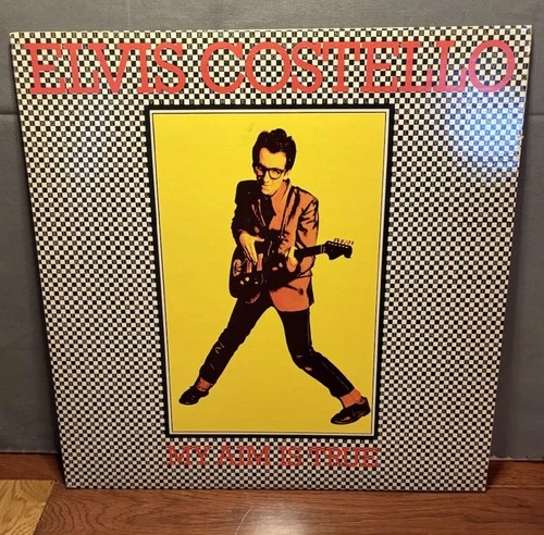 ELVIS COSTELLO -My Aim Is True Original LP 1977 VG+Early Press Columbia PC 35037