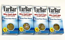 TarBar Cigarette Filters – 4 Boxes (128 Filters) Disposable Stop Tar/Nicotine