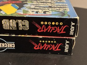 Club Drive & Checkered Flag (Atari Jaguar) In Boxes with Manuals Tested & Work!