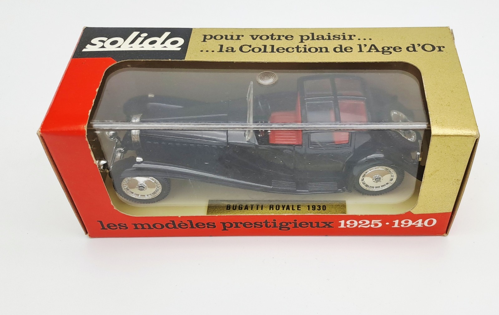 Solido Bugatti Royale 1/43 l'Age d'Or Die Cast with Original Box Made France