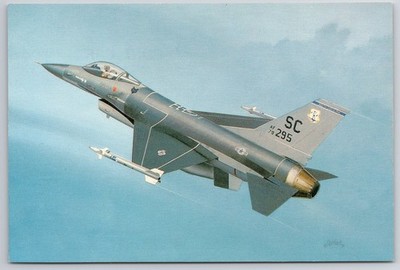 Classic Wings 1985 General Dynamics F-16A Fighting Falcon Postcard