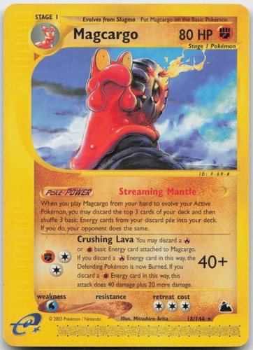 Magcargo 18/144 Rare Skyridge Pokemon NM