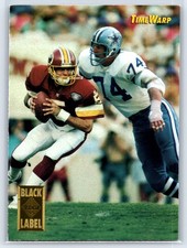 1995 Collector's Edge #15 Heath Shuler / Bob Lilly TimeWarp Black Label