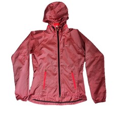 Nike Storm Fit Full Zip Hooded Jacket Windbreaker Running 339149 Womens S Pink
