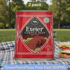 Exeter Corned Beef 12oz Halal Product of Brazil Canned Meat (2 PACK)