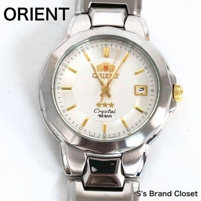 Orient Crystal Three Star Automatic Mens Wristwatch No Box/Accessories