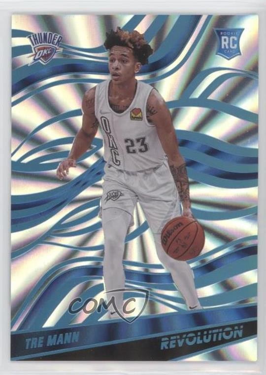2021-22 Panini Revolution Rookies Sunburst /60 Tre Mann #138 Rookie RC
