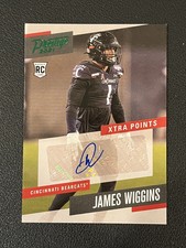 James Wiggins 2021 Panini Prestige Xtra Points Green Auto 19 Cardinals