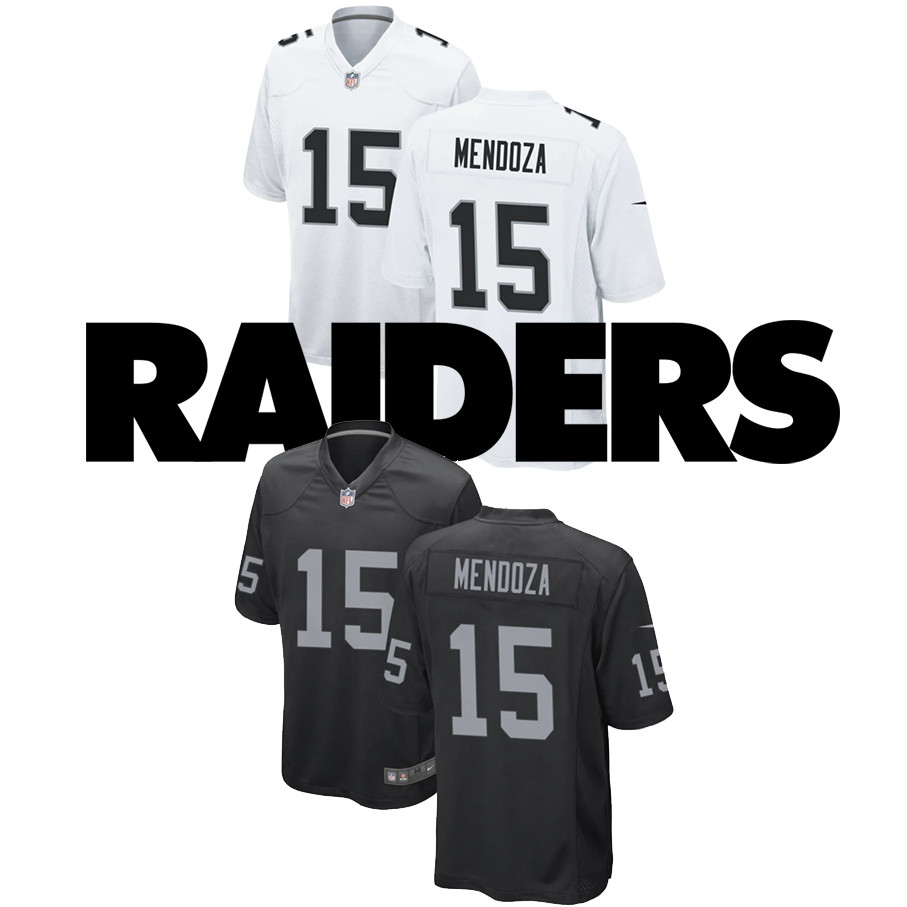 Men'S Las Vegas Raiders #15 Fernando Mendoza Stitched Jersey
