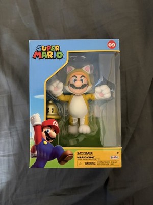 Jakk's Nintendo Super Mario 4'' Cat Mario with Super Bell Action Figure Gamestop