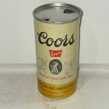 flat top 7 oz Coors beer can