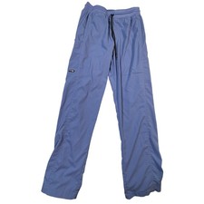 Greys Anatomy by Barco Spandex Stretch Scrub Pants Mens Medium Blue Drawstring