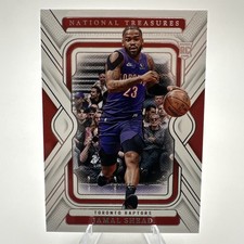 2024-25 National Treasures Jamal Shead RC Rookie /75 Raptors