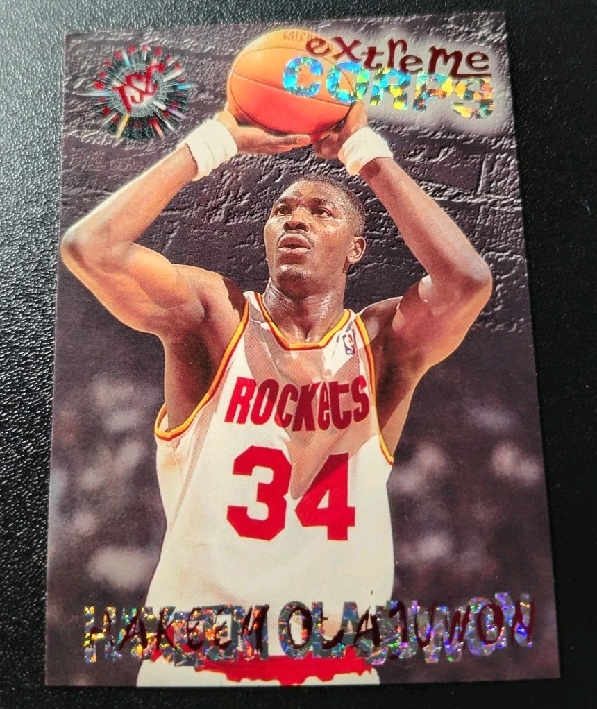 1995 Topps Stadium Club Extreme Corps Hakeem Olajuwon #110