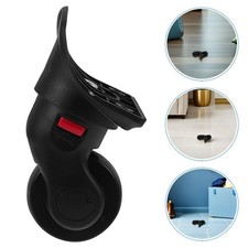  2pcs Suitcase Luggage Wheels Replacement: Mute Swivel Caster Wheels With Ball