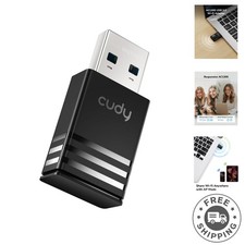 AC1300 WiFi USB 3.0 Adapter - Dual Band Dongle for Fast Wireless Connectivity