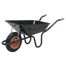 Wheel Barrow Heavy Duty with Pneumatic Tyre 85 Litre Capacity