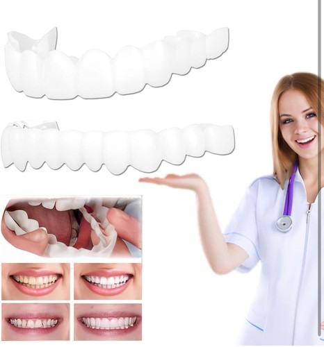 4 Sets Of Dental False Teeth Braces Whitening Teeth Cover Absence of Denture - Picture 2 of 13