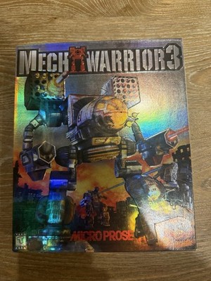 MicroProse MechWarrior 3 PC CD-ROM Big Box (1999) Multiplayer Simulation