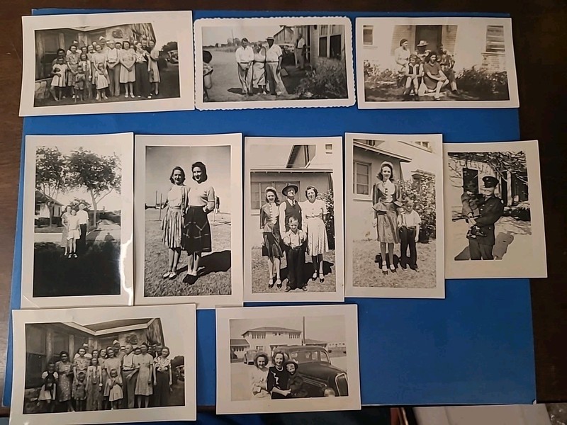 Lot Of Vintage Photos Of 1940s South Texas People