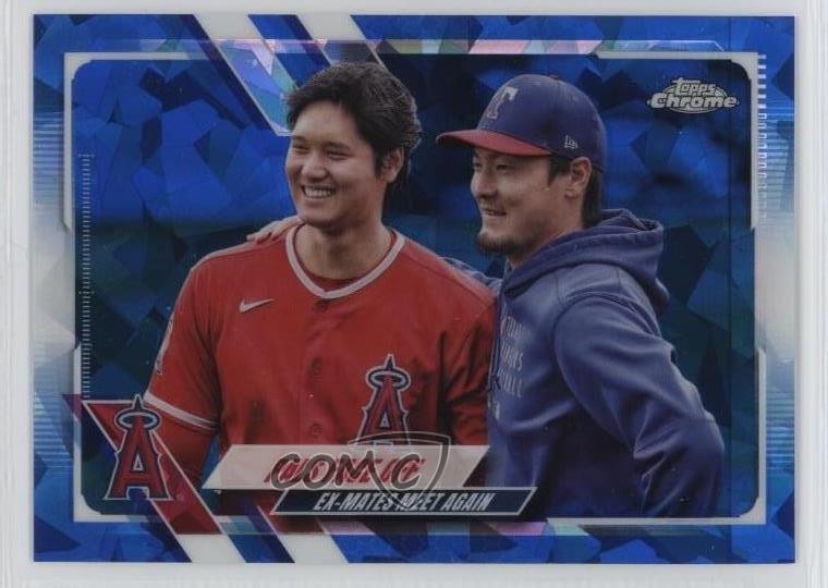 2021 Topps Chrome Update Sapphire Shohei Ohtani Kohei Arihara Rookie RC 0e2