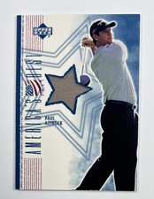 2002 Upper Deck #PA-AB Paul Azinger America's Best Relic Card AR148