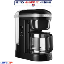 KitchenAid 12 Cup Drip Coffee Maker with Spiral Showerhead - Onyx Black