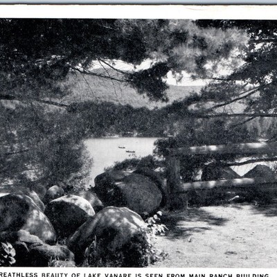 c1930s Lake Luzerne, NY Vanare Hidden Valley Ranch PMC PC Cabin Camp Resort A323