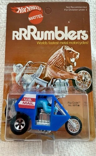 HOT WHEELS MATTEL REDLINE BP RRRUMBLERS SEALED PACKAGED RIP CODE MOTORCYCLE!