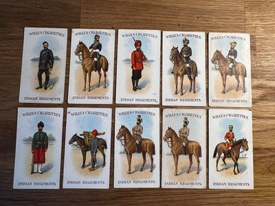 WILLS (ANDERE ÜBERSEE) AUSGABE - Indianer Regimenter Serie - 1912 (roter Stern/Kreis)