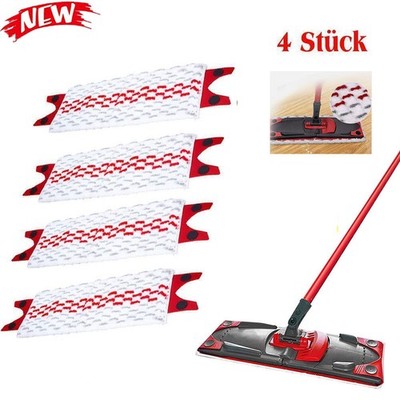 4Stk Ersatz Wischbezug geeignet für Vileda Ultramat 2in1, Vileda UltraMax Neu