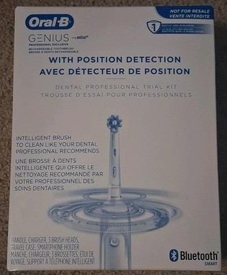 NEW! Oral-B Genius Rechargeable Electric Toothbrush Kit w/ Position Detection
