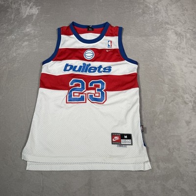 Michael Jordan Jersey Mens Medium White Washington Wizards 23