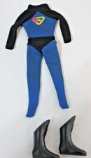 Vintage 1966 Ideal Captain Action Figure Clothes Suit W/ Boots