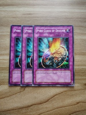 Yu-Gi-Oh! - Pyro Clock Of Destiny 3X - Full Playset