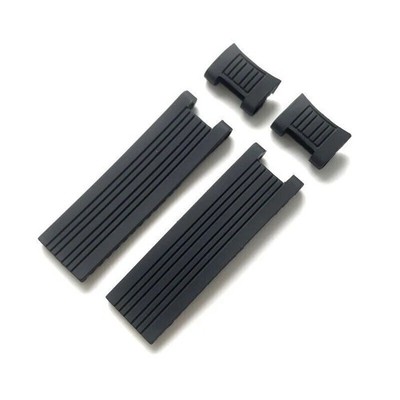 22*20mm Striped Silicone Rubber Strap for Ulysse Nardin DIVER Watchband + Tools
