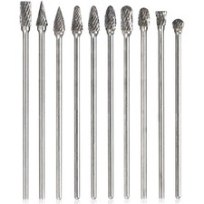 Rotary Burr Set Wolframstahl Frässtifte Holz Metall Gravur Schleifkopf